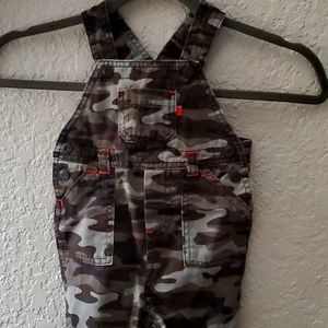 Carters Camo Overalls,9 months